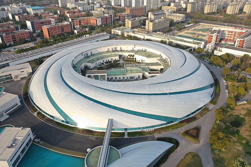 2019年3月12日，航拍上海光源項目。